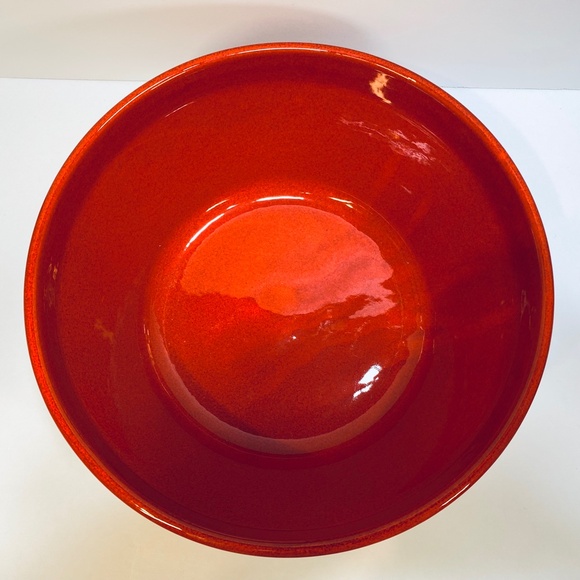 Waechtersbach China Red White HEART 8 7/8" Round Vegetable Serving Bowl **READ** - Picture 5 of 10